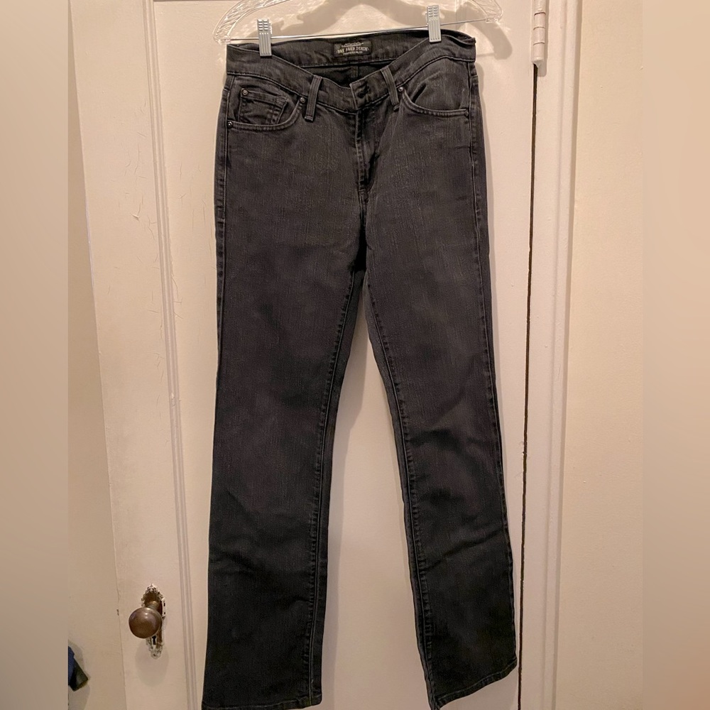 Excellent condition. Black/Grey. Slight stretch. Flattering.